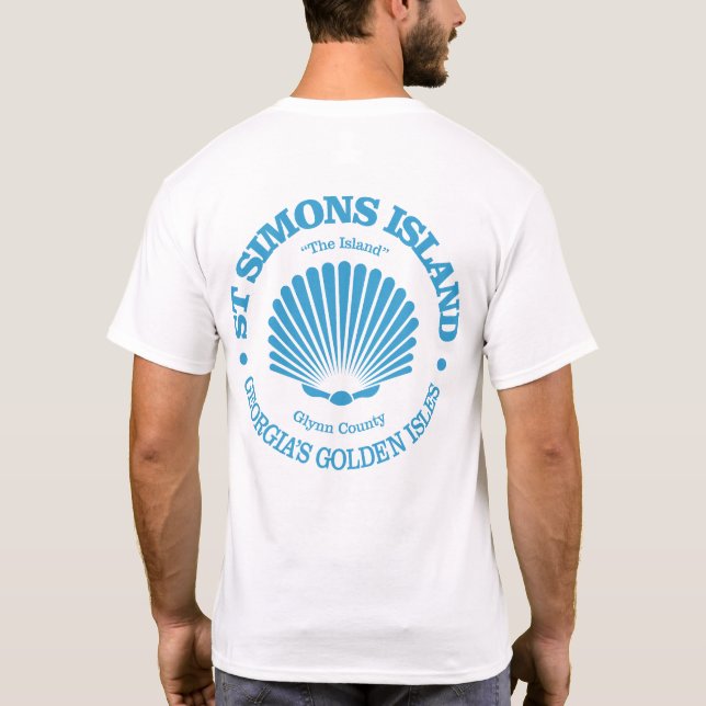 Saint Simons Island (årskel) T Shirt (Baksida)