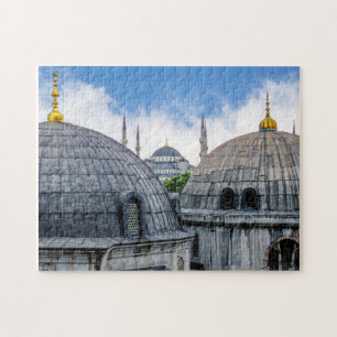 Saint Sophie Cathedral och Blue Mosque - Istanbul Pussel