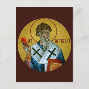 Saint Spyridon Prayer-kort Vykort