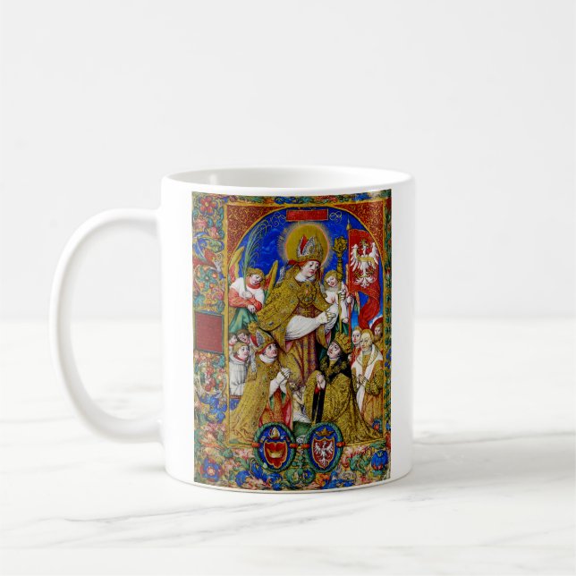 Saint Stanislaus Bishop och Martyr Kaffemugg (Vänster)