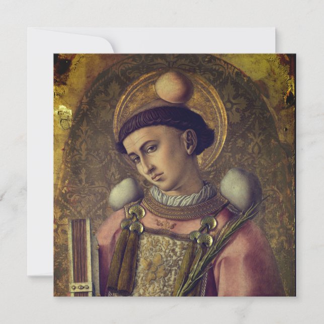 Saint Stephen (av Carlo Crivelli, 1476) (Framsida)