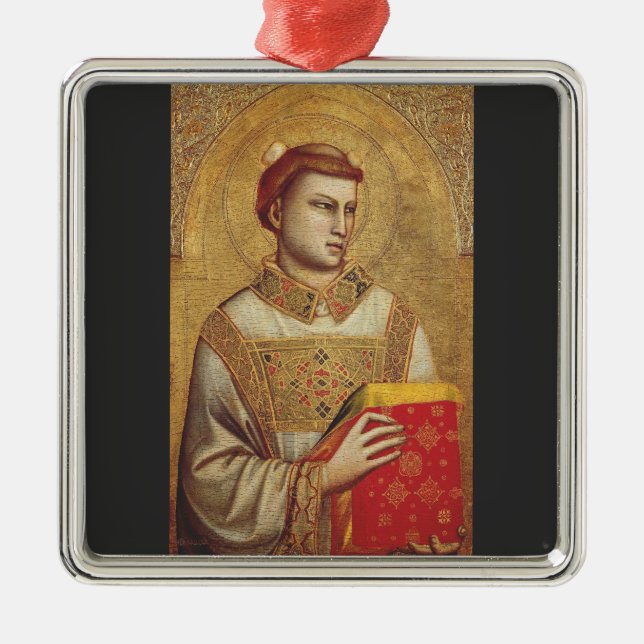 Saint Stephen av Giotto Julgransprydnad Metall (Framsidan)