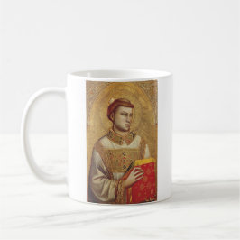 Saint Stephen av Giotto Kaffemugg