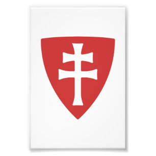saint stephen hungarian kor symbol hungrig kung fototryck