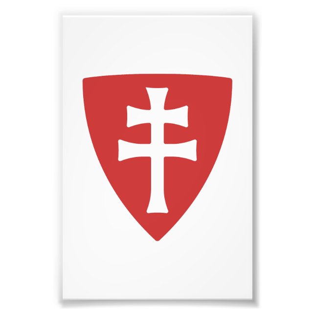 saint stephen hungarian kor symbol hungrig kung fototryck (Framsidan)