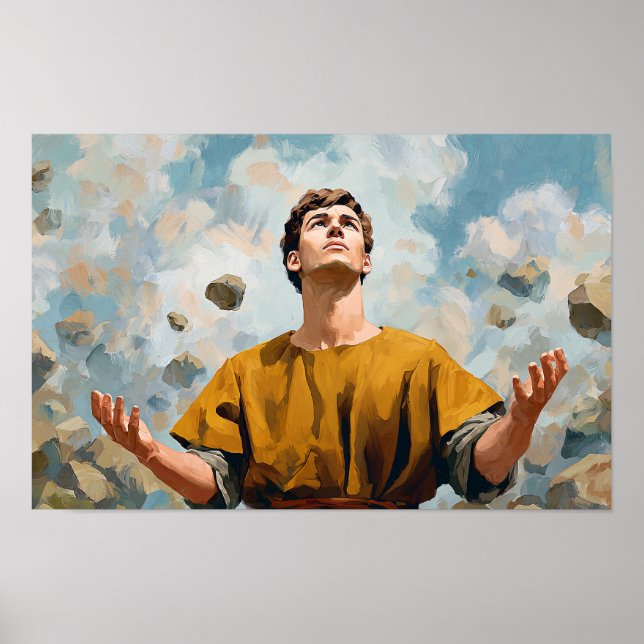 Saint Stephen Protomartyr: Den djärva vittnen Poster (Framsidan)