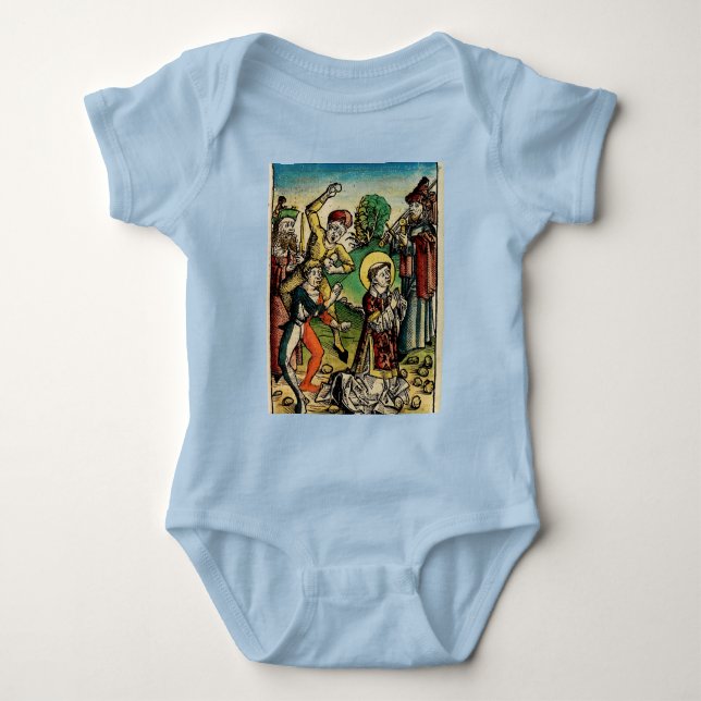 Saint Stephen Protomartyr First Martyr T Shirt (Framsida)