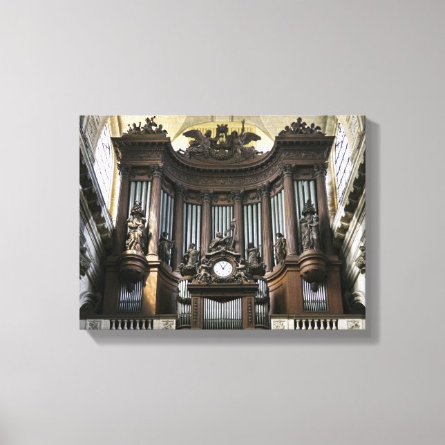 Saint Sulpice-organ Canvastryck (Framsida)
