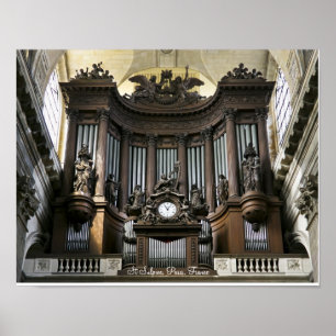 Saint Sulpice-organet poster