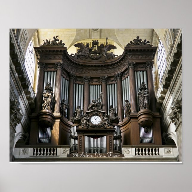 Saint Sulpice-organet poster (Framsidan)