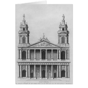 Saint-Sulpices kyrka Hälsningskort