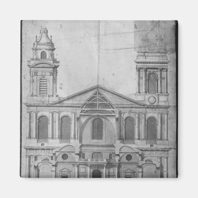 Saint-Sulpices kyrka Magnet (Framsidan)