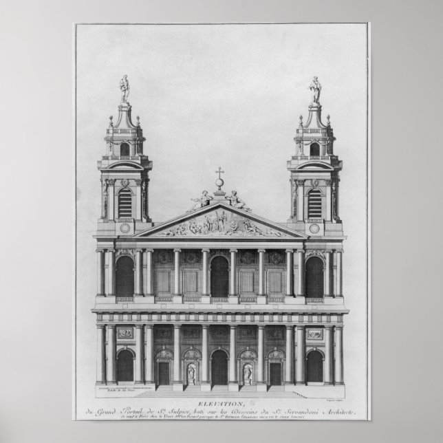 Saint-Sulpices kyrka Poster (Framsidan)