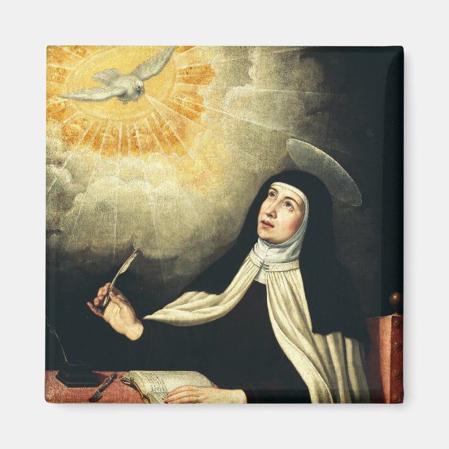 Saint Teresa av Avila Magnet (Framsidan)