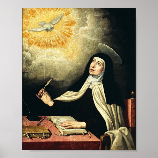 Saint Teresa av Avila Poster (Framsidan)