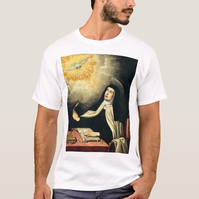 Saint Teresa av Avila T Shirt (Framsida)