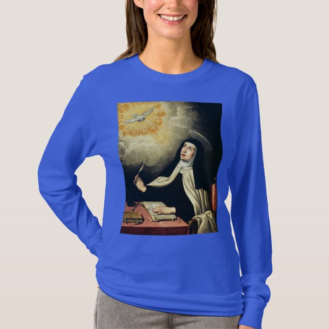 Saint Teresa av Avila T Shirt (Framsida)