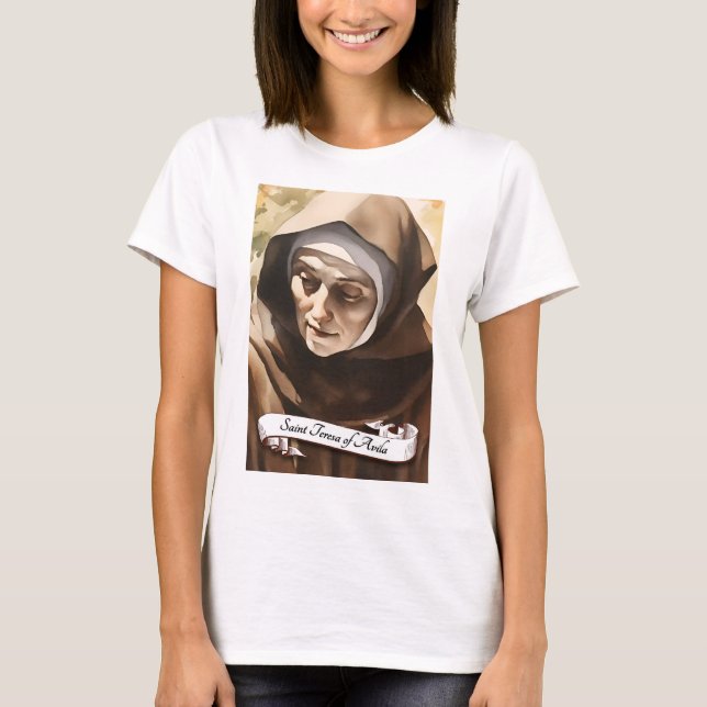 Saint Teresa av Avila T Shirt (Framsida)