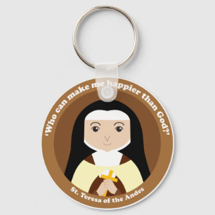 Saint Teresa i Andes Nyckelring