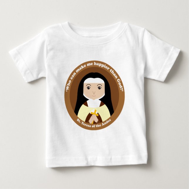 Saint Teresa i Andes T Shirt (Framsida)