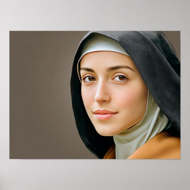 Saint Teresa i Quiet Reflection Poster (Framsidan)