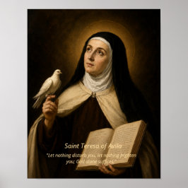 Saint Teresa of Avila Art Print Poster