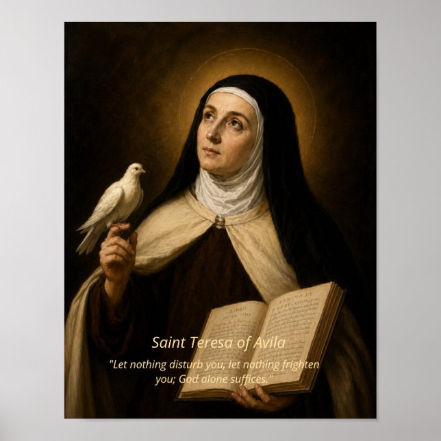 Saint Teresa of Avila Art Print Poster (Framsidan)