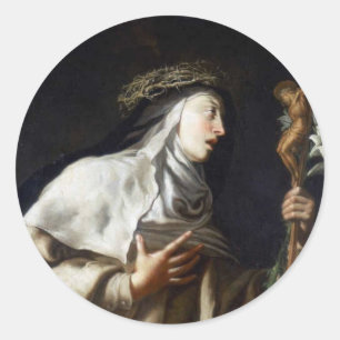 SAINT TERESA OF AVILA RUNT KLISTERMÄRKE