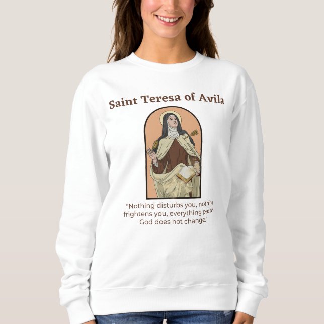 saint teresa of avila t shirt (Framsida)