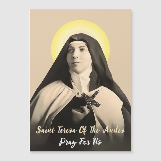 SAINT TERESA OF THE ANDES (Framsida)