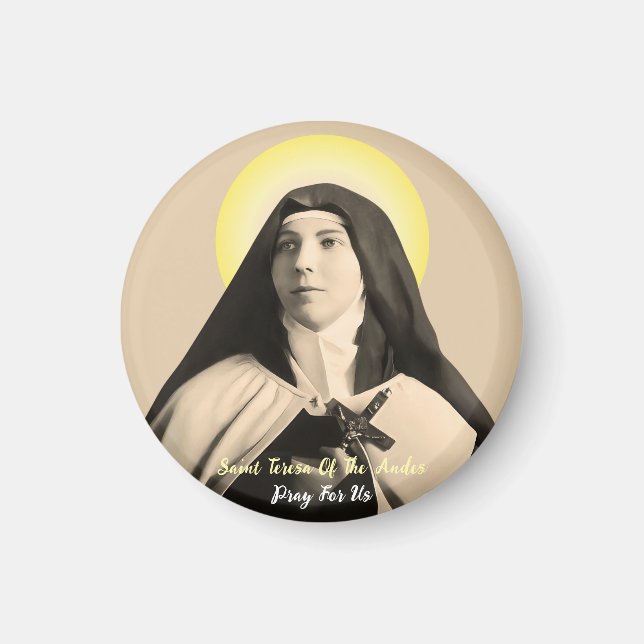 SAINT TERESA OF THE ANDES MAGNET (Framsidan)
