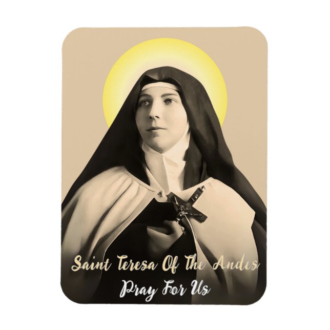 SAINT TERESA OF THE ANDES MAGNET (Vertikal)
