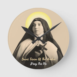 SAINT TERESA OF THE ANDES RUND KLOCKA