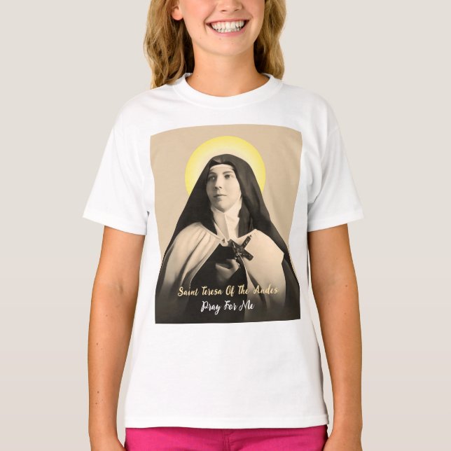 SAINT TERESA OF THE ANDES T SHIRT (Framsida)
