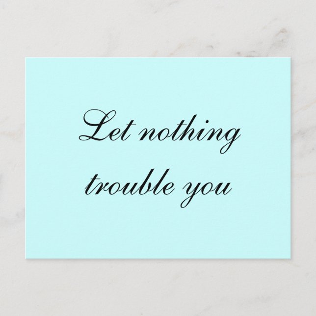 Saint Teresa Quote Vykort (Framsida)