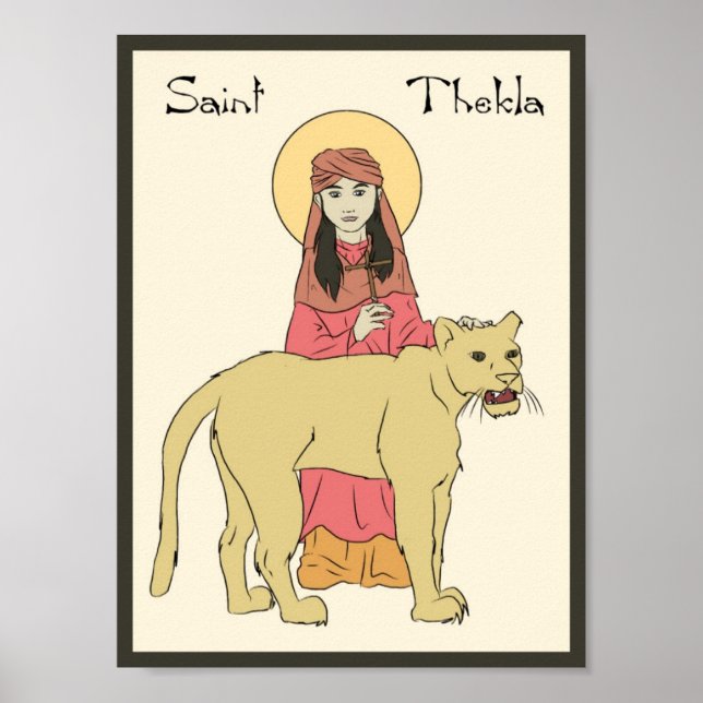 Saint Thekla Poster (Framsidan)