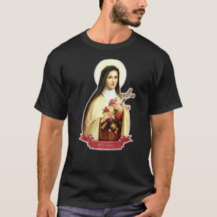 Saint Therese Lisieux Kids Little Flower Ro Cath T Shirt