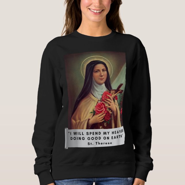 Saint Therese of Child Jesus T Shirt (Framsida)