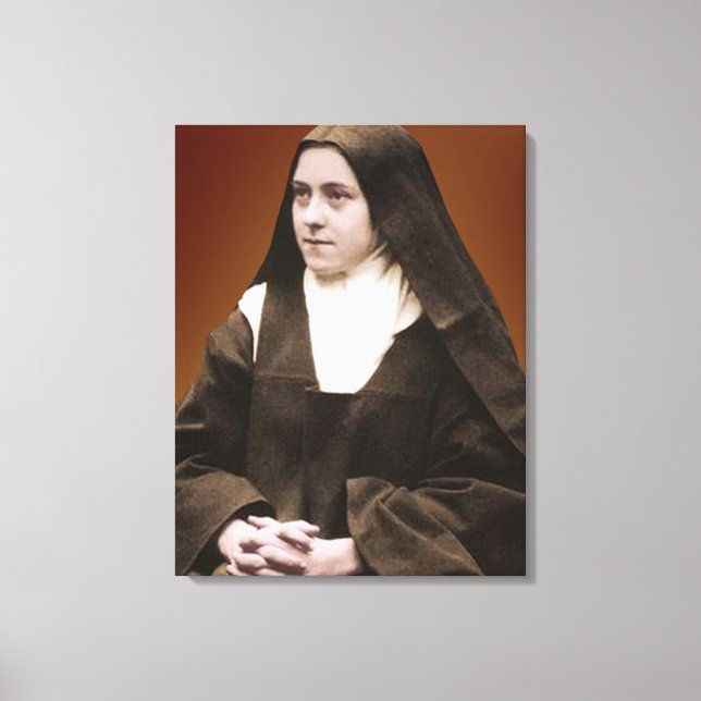 Saint Therese of Lisieux Canvastryck (Framsida)