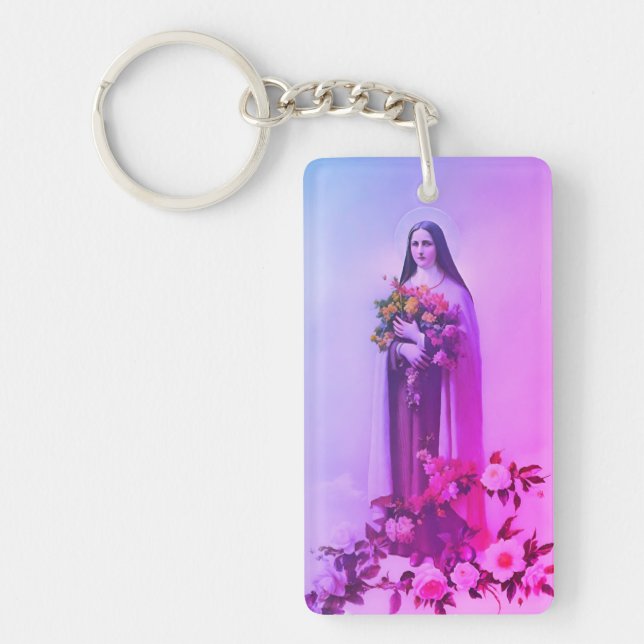 Saint Therese of Lisieux Keychain (Framsidan)
