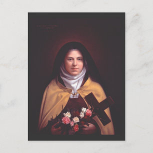 Saint Therese of Lisieux Vykort