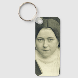 Saint Therese of the Child Jesus and Heliga Ansikt Nyckelring