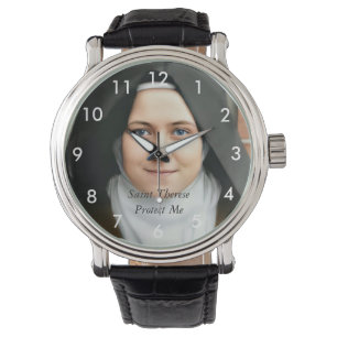 Saint Therese Skydda mig Armbandsur