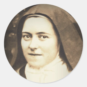 SAINT THERESESESE OF LISIEUX RUNT KLISTERMÄRKE