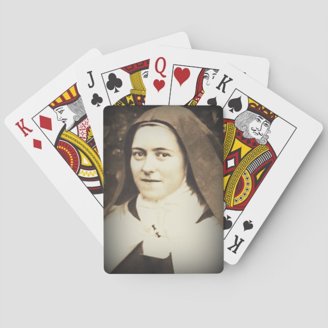 SAINT THERESESESE OF LISIEUX SPEL KORT (Baksidan)