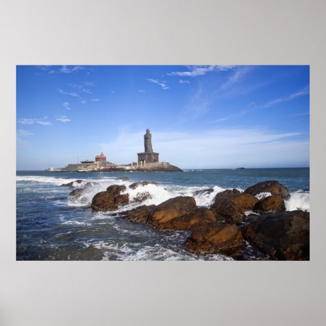 Saint Thiruvalluvar Statue | Tamil Nadu, Indien Poster (Framsidan)