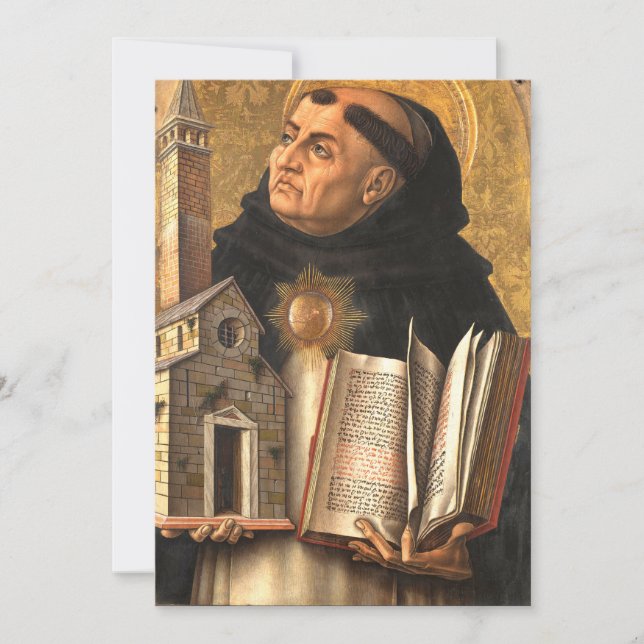 Saint Thomas Aquinas Inbjudningar (Framsida)