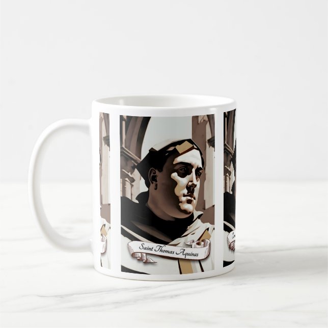 Saint Thomas Aquinas Kaffemugg (Vänster)
