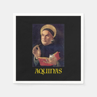 Saint Thomas Aquinas Painting Catholique Pappersservett