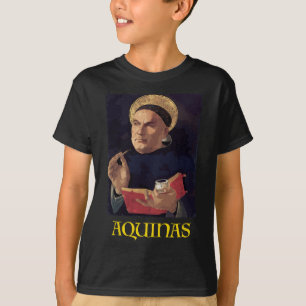 Saint Thomas Aquinas Painting Catholique T Shirt